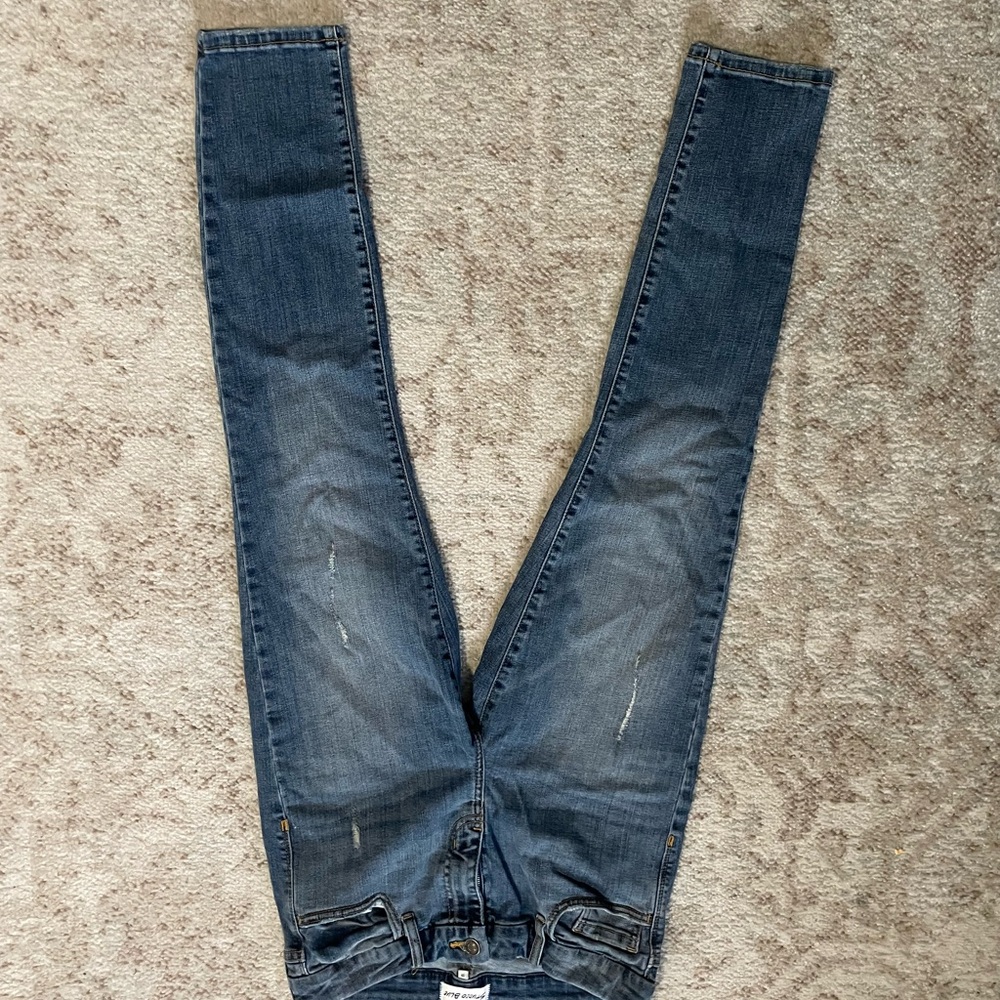 Classic Blue Skinny Jeans for Women